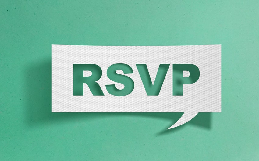 what to say in an rsvp text